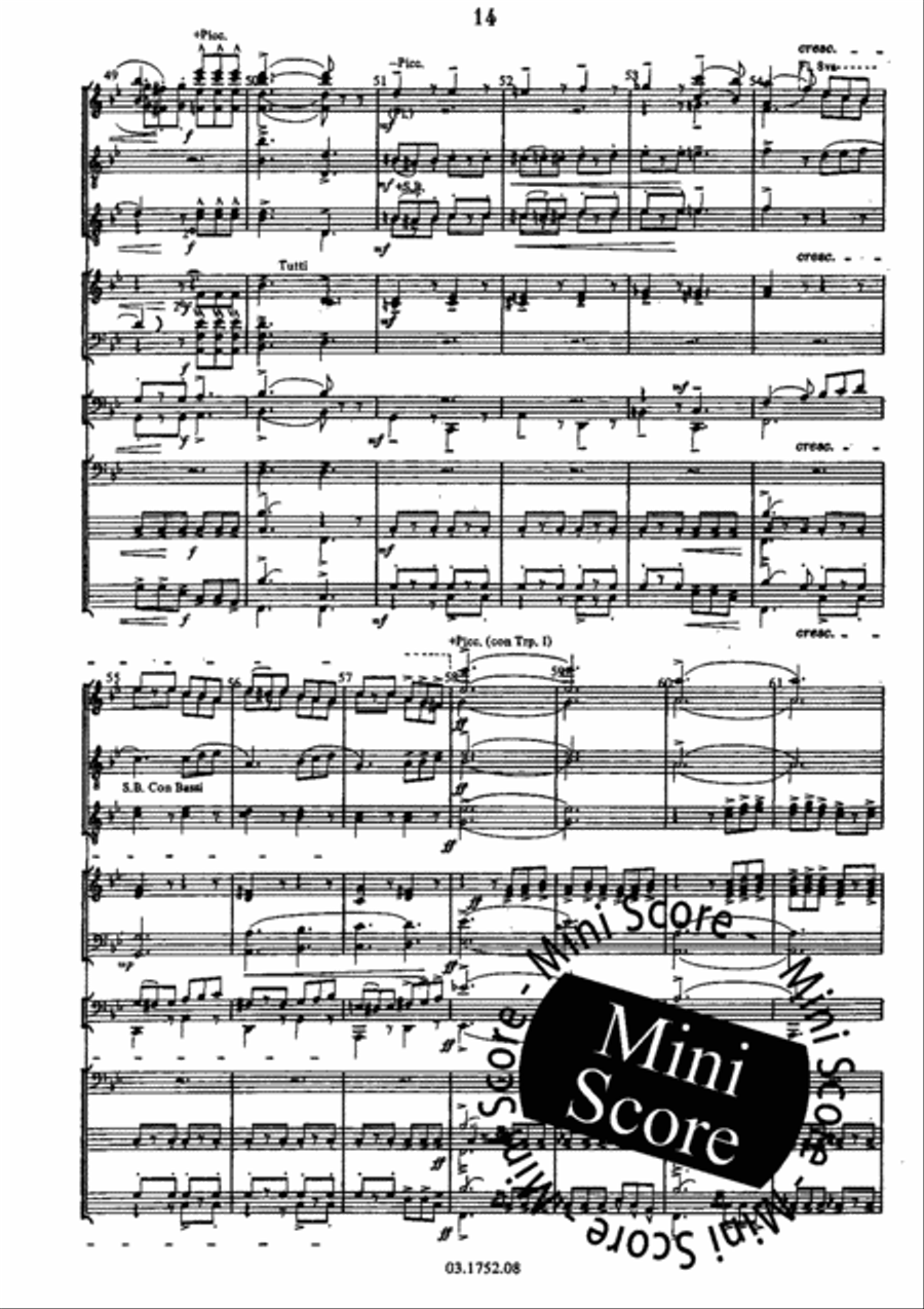 Prima Partita Al Modo Del Fanfare Band scores gallery preview page 20