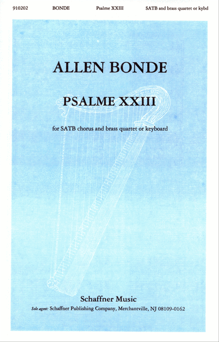 Psalme XXIII Psalme XXIII 4-Part scores gallery preview page 1