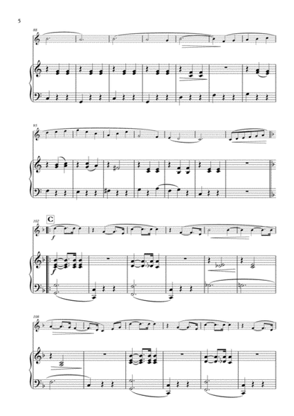Je Te Veux arranged for Oboe and Piano image number null