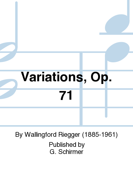 Variations, Op. 71