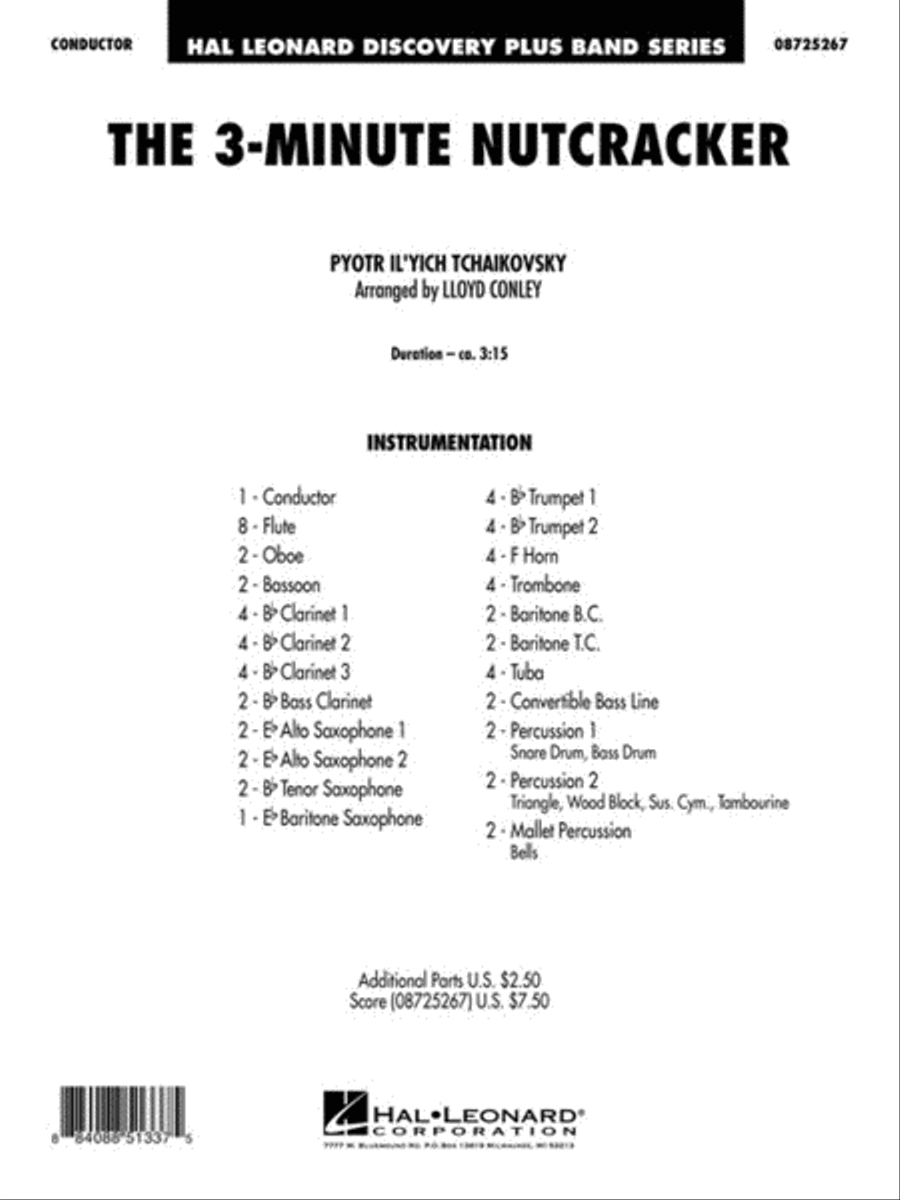 The 3-Minute Nutcracker Concert Band scores gallery preview page 2