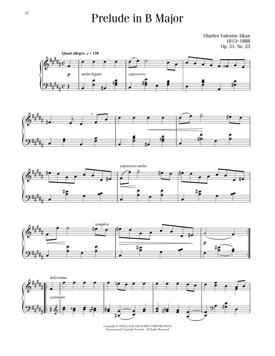 Prelude, Op. 31, No. 23 Piano Solo scores gallery preview page 1