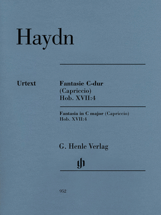 Book cover for Fantasia in C Major (Capriccio) Hob. XVII:4