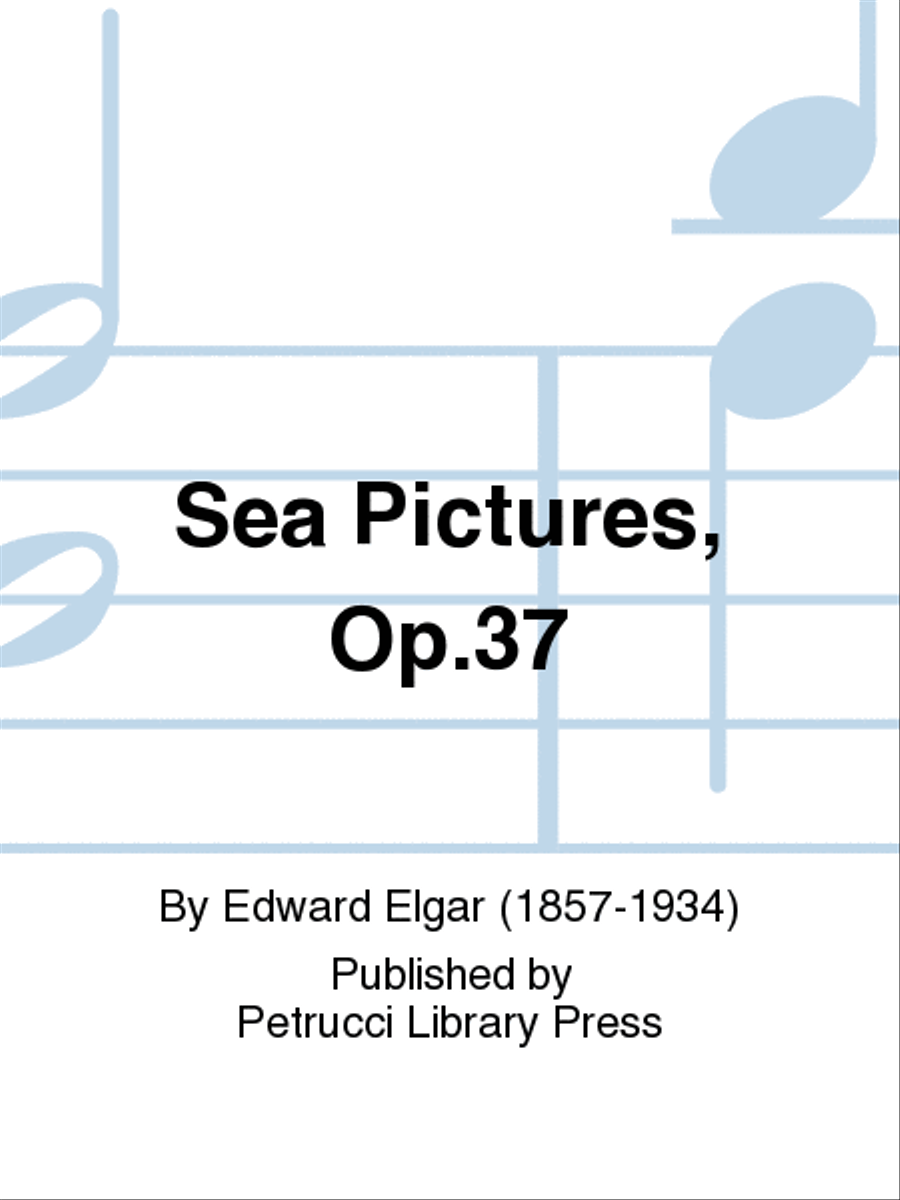Sea Pictures, Op.37 Voice scores gallery preview page 1