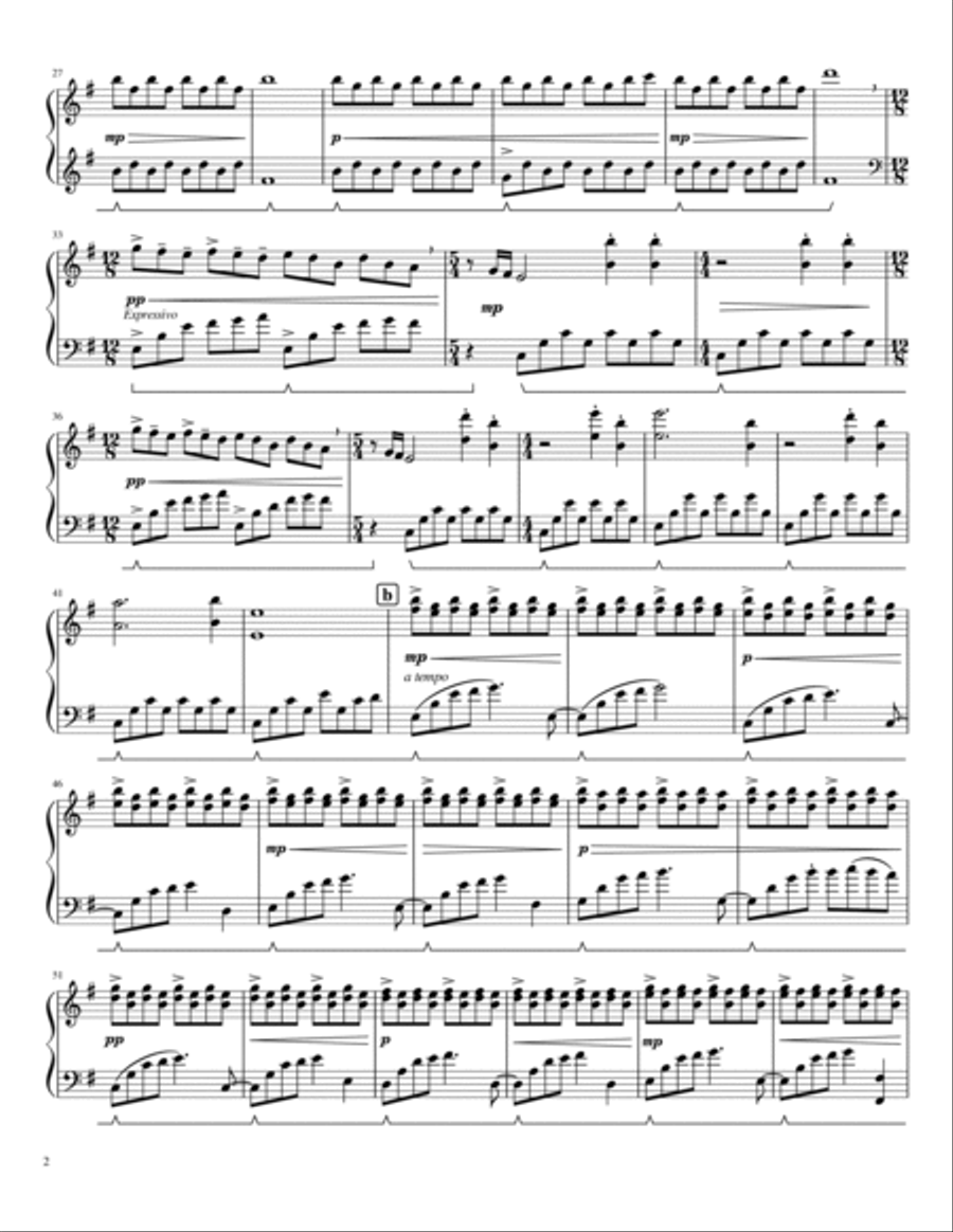 Tramonto No. 6 Tramonto No. 6 Piano Solo scores gallery preview page 2