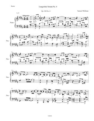 Langostino Sonata No. 4