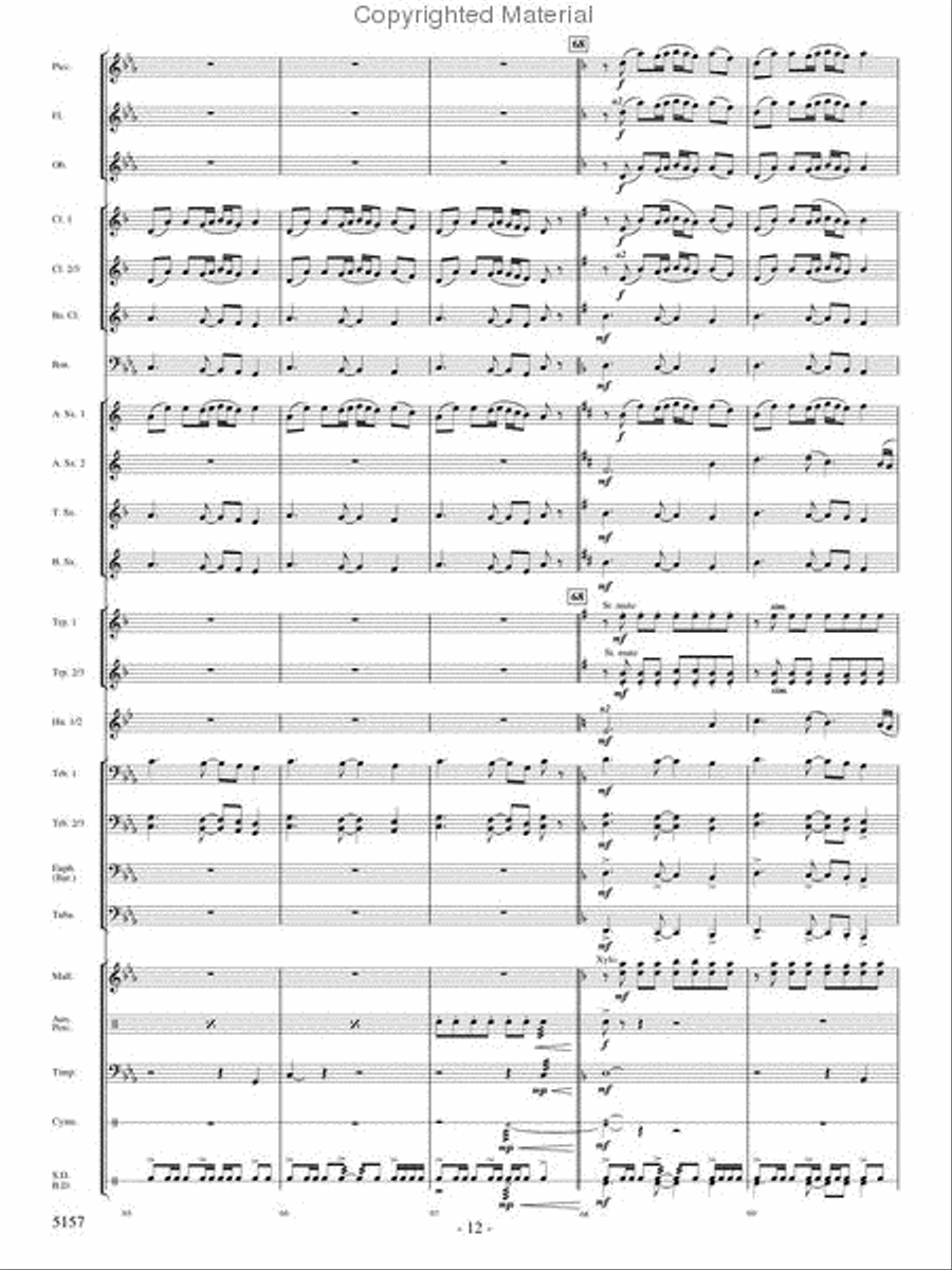 Fate of the Gods Fate of the Gods Concert Band scores gallery preview page 11