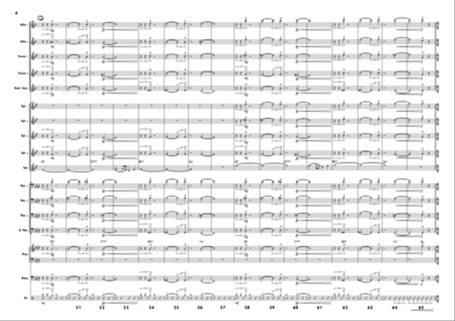 Tin Tin Deo Jazz Ensemble scores gallery preview page 4