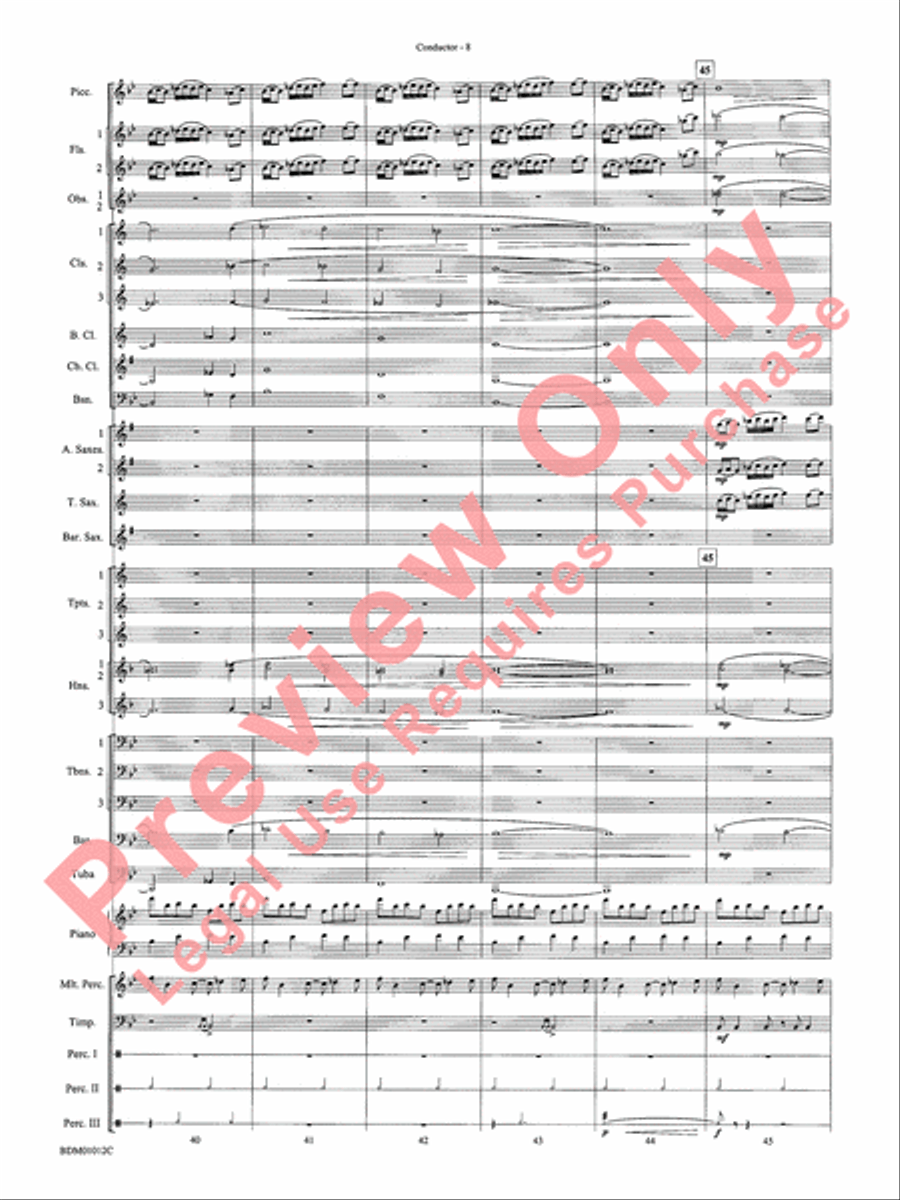 Inchon Concert Band scores gallery preview page 13