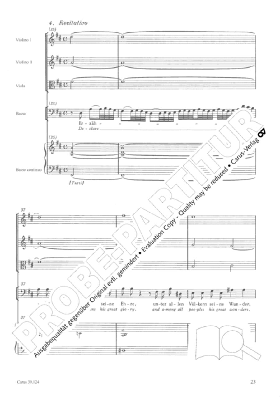 Sing to the Lord a new song (Singet dem Herrn ein neues Lied) 4-Part scores gallery preview page 24