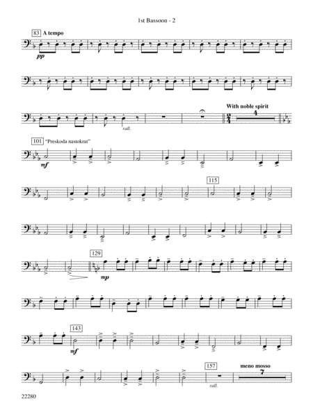 Moravian Folk Rhapsody: Bassoon