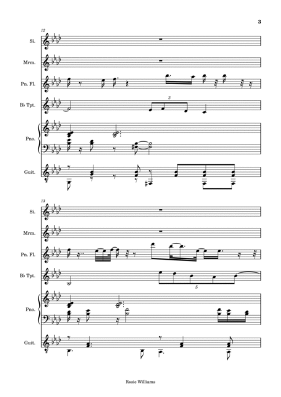 Summertime Jazz Ensemble scores gallery preview page 4