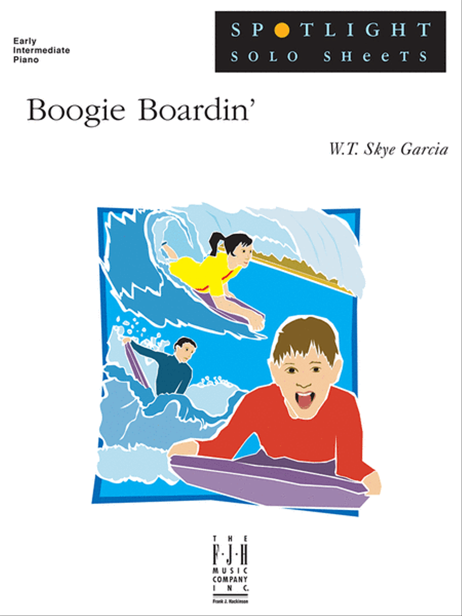 Boogie Boardin' Easy Piano scores gallery preview page 1