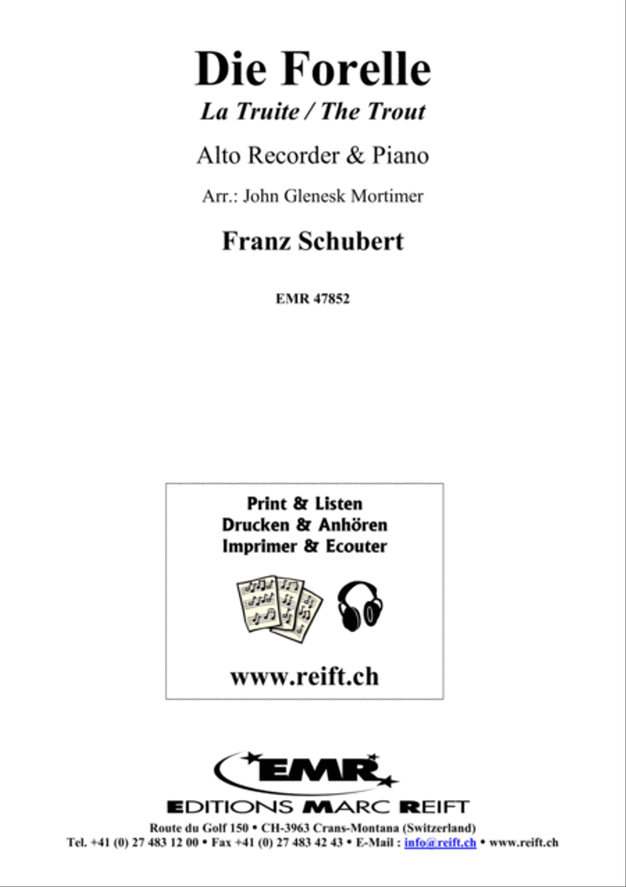 Die Forelle Alto Recorder scores gallery preview page 2