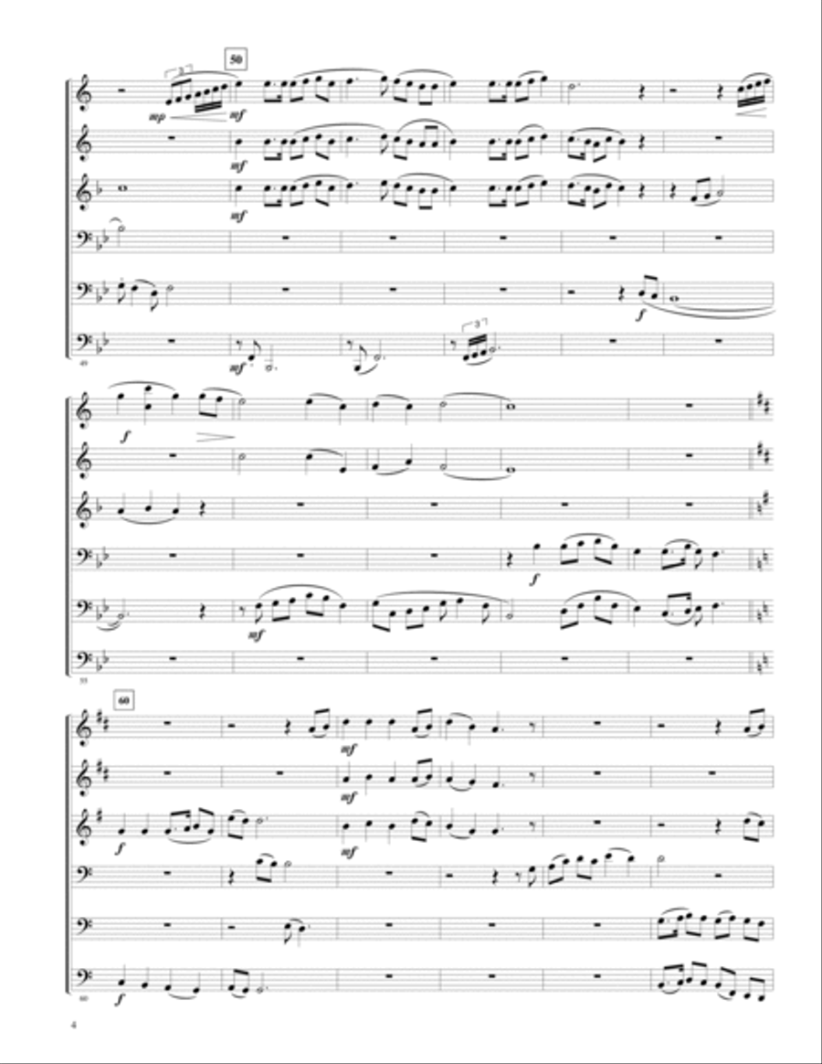 Pilgrim Medley Chamber Music scores gallery preview page 5