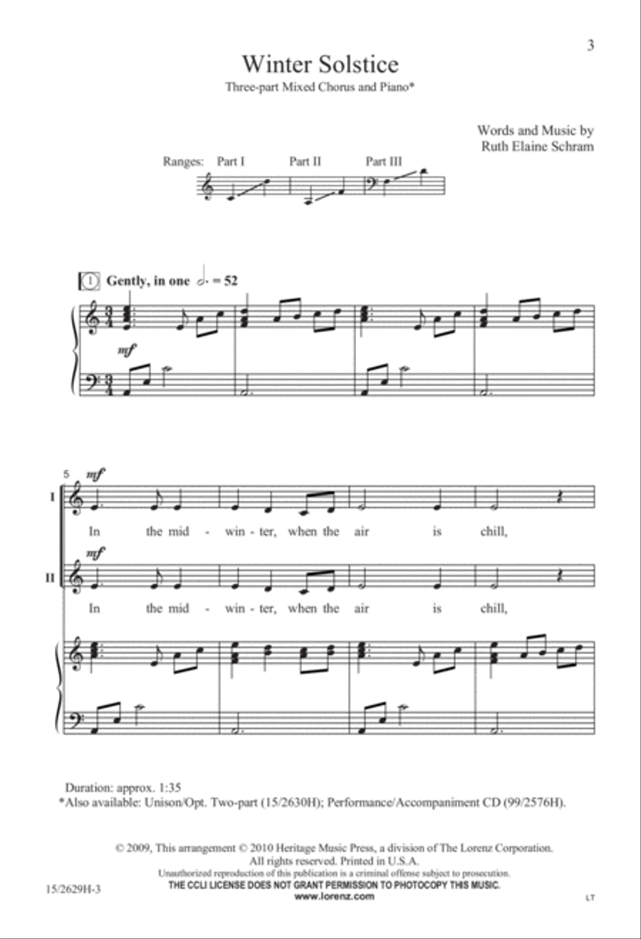 Winter Solstice 3-Part scores gallery preview page 3