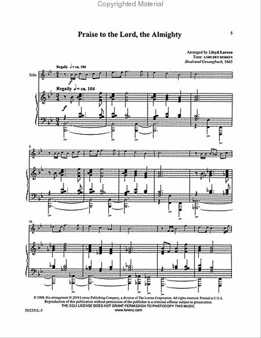Majestic Praise Baritone Horn TC scores gallery preview page 2