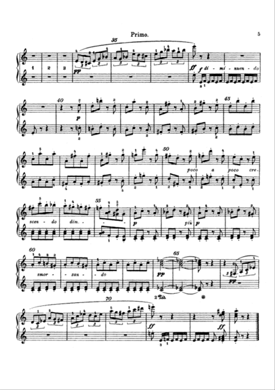 Bizet Children's Games, for piano duet(1 piano, 4 hands), PB812 1 Piano, 4-Hands scores gallery preview page 4