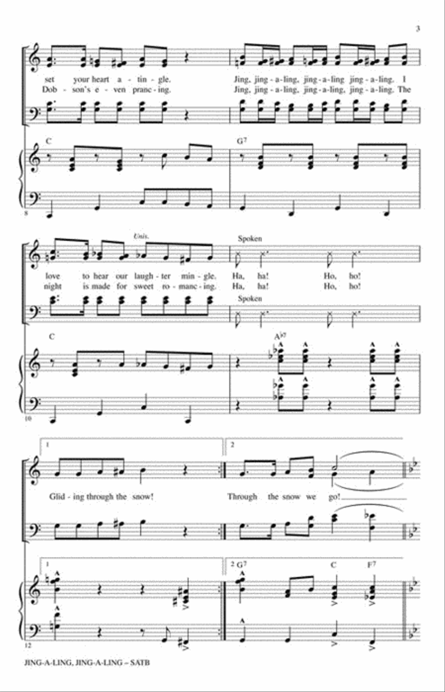 Jing-a-Ling, Jing-a-Ling 4-Part scores gallery preview page 3
