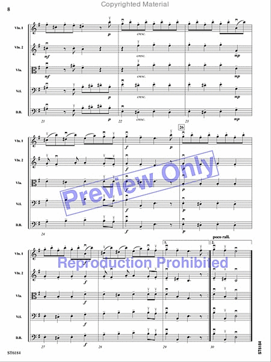 Sonata No. 8 String Orchestra scores gallery preview page 7