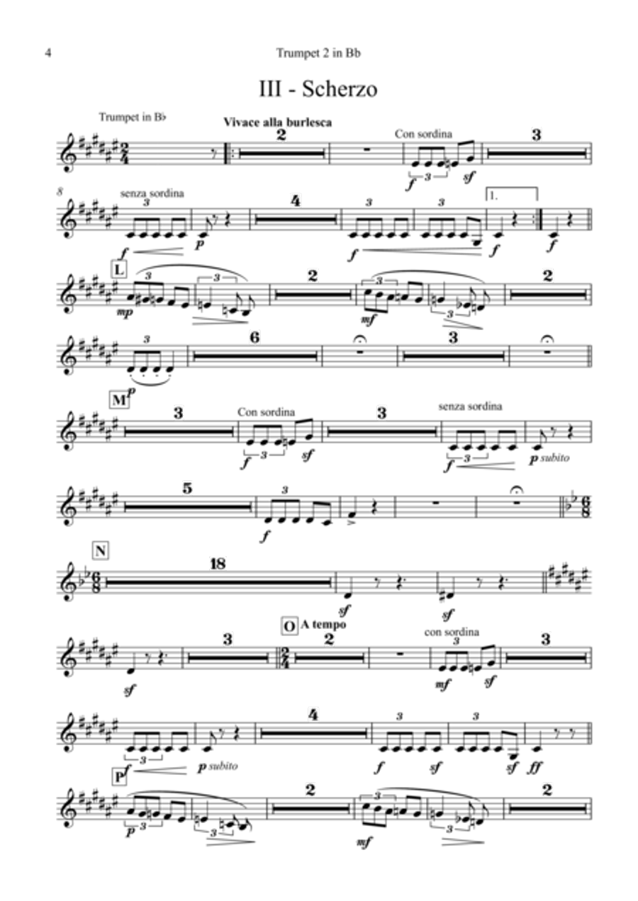 Sinfonia op. 18 Trumpet scores gallery preview page 5