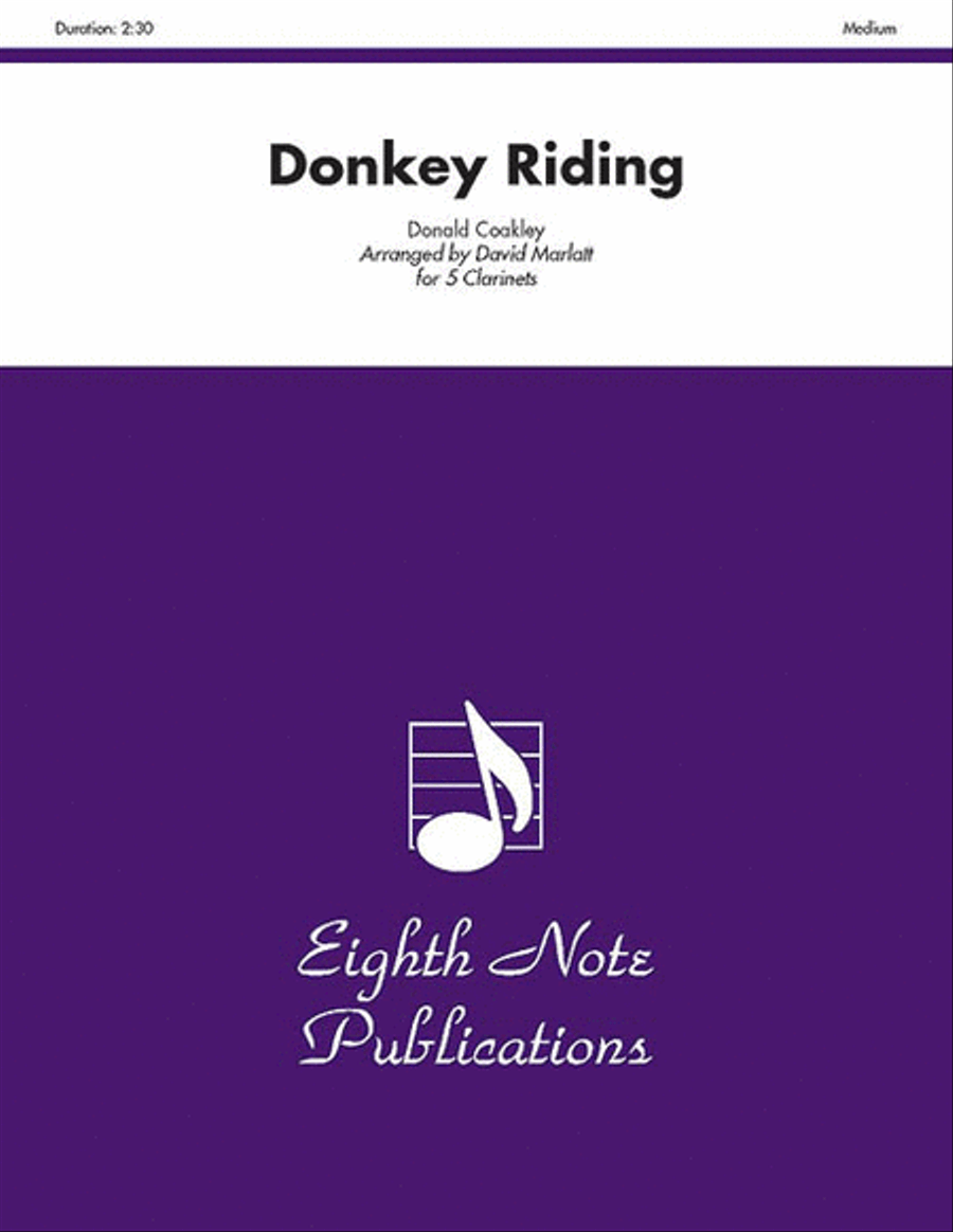 Donkey Riding Clarinet Quintet scores gallery preview page 1
