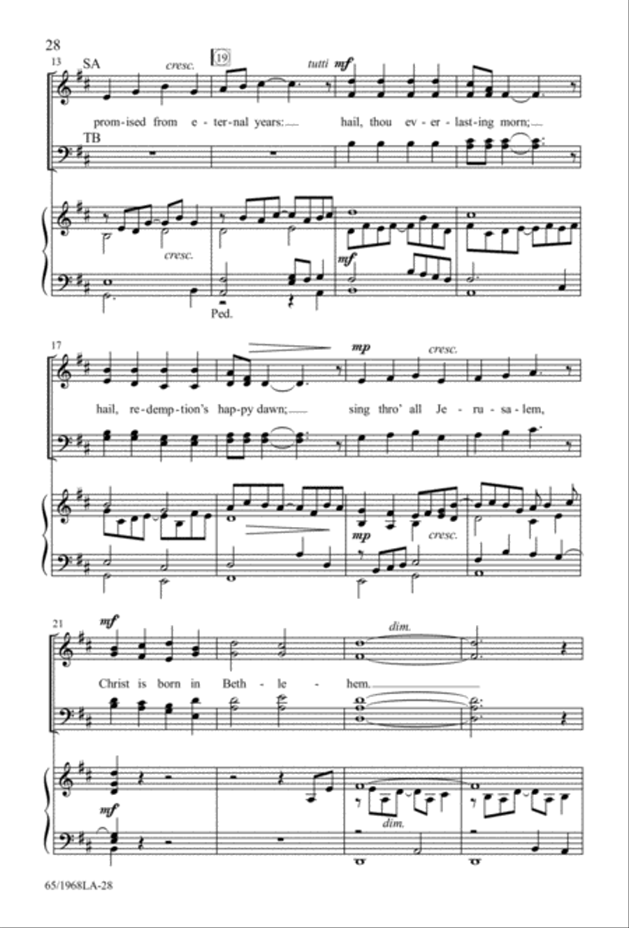 The Word Made Flesh 4-Part scores gallery preview page 30