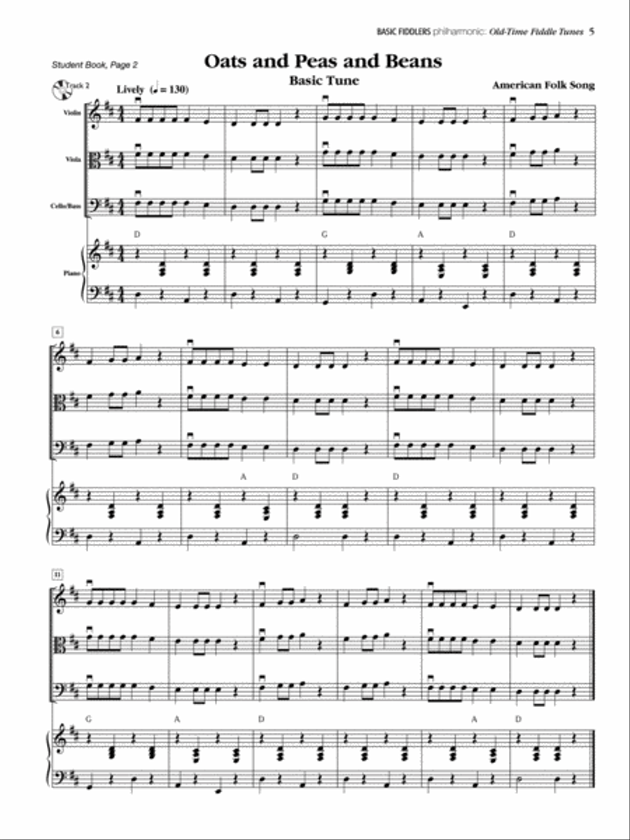Basic Fiddlers Philharmonic Old-Time Fiddle Tunes String Orchestra scores gallery preview page 7