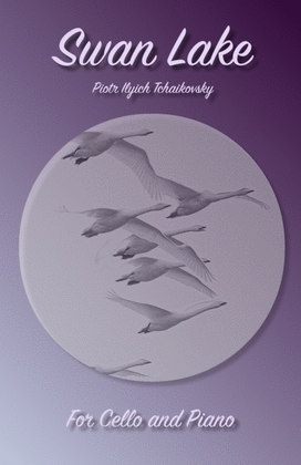 Book cover for Swan Lake Theme, for Solo Cello and Piano