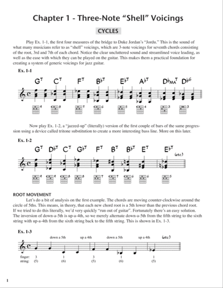 Three-note Voicings and Beyond Electric Guitar scores gallery preview page 2
