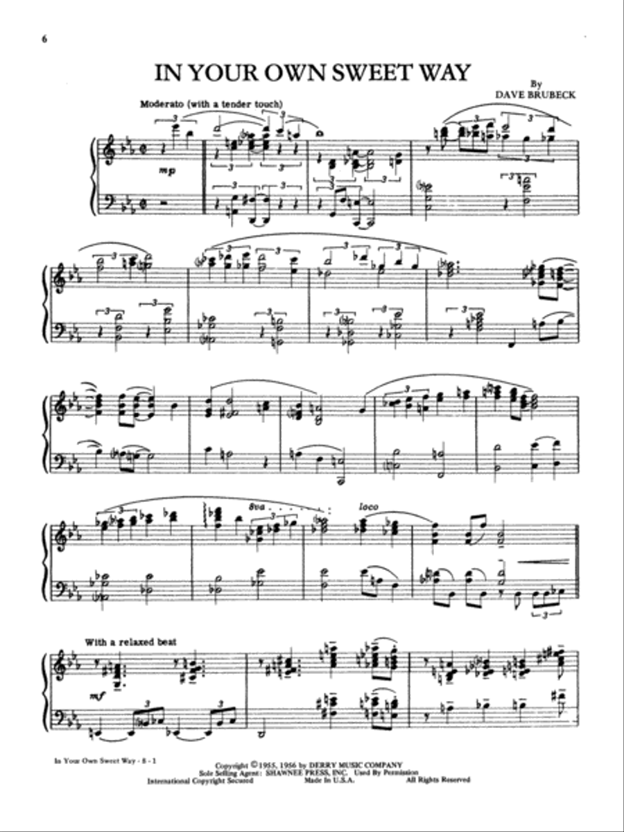 The Genius of Dave Brubeck, Book 1 Piano Solo scores gallery preview page 4