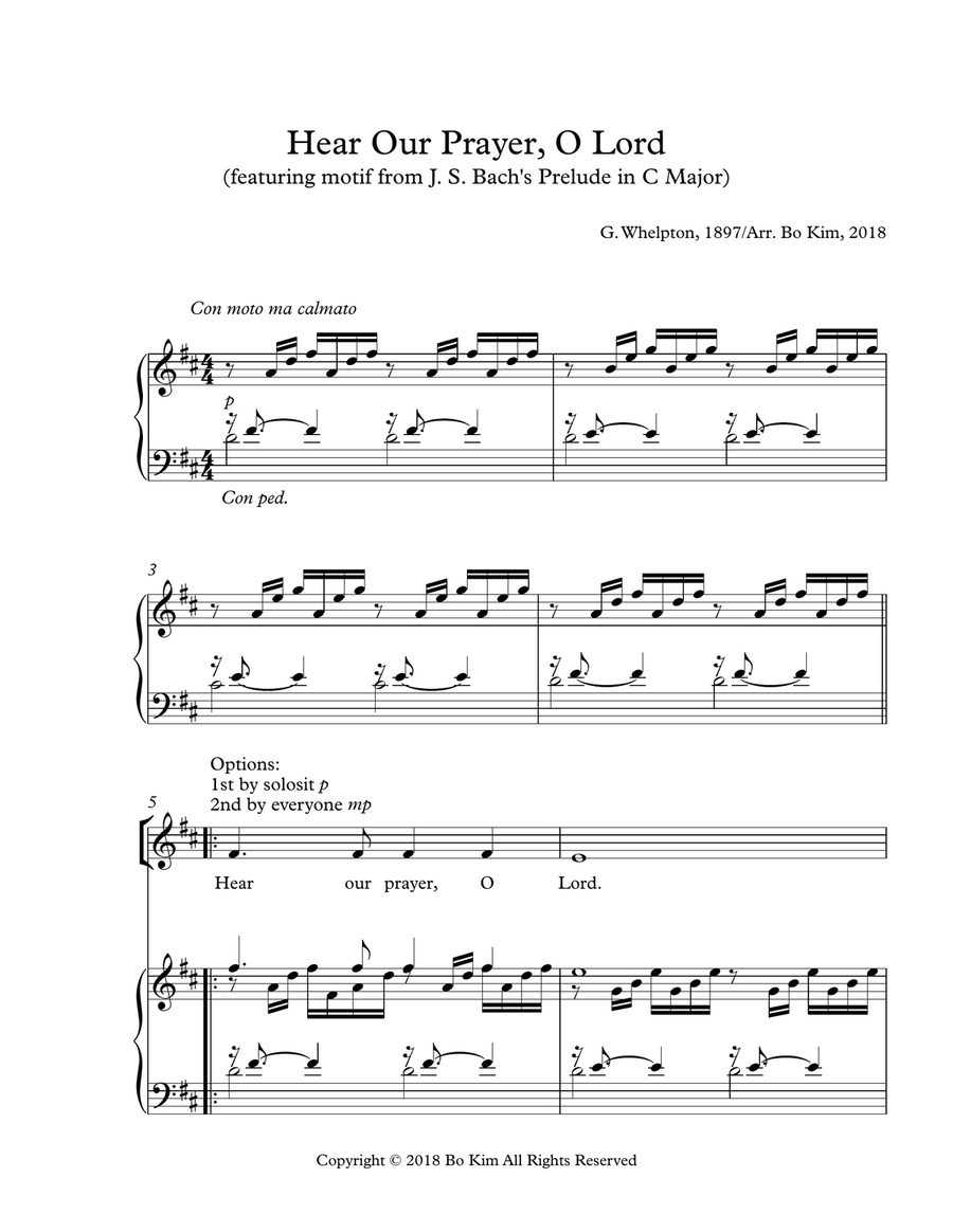 Hear Our Prayer, O Lord (Kyrie) 2-Part scores gallery preview page 2