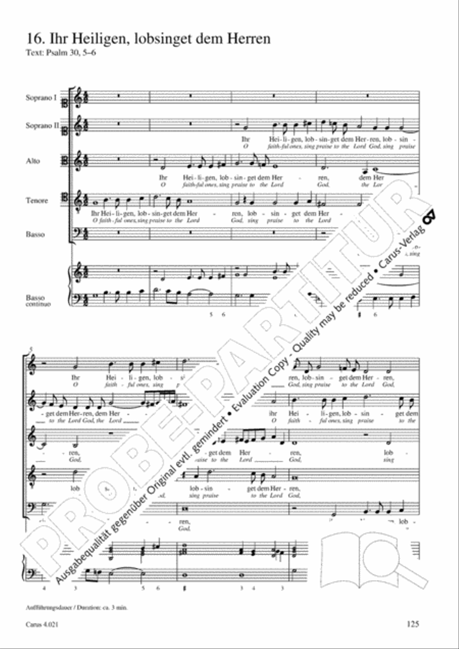 Schein: Israelsbrunnlein. Fontana d'Israel. Complete edition Choir scores gallery preview page 132