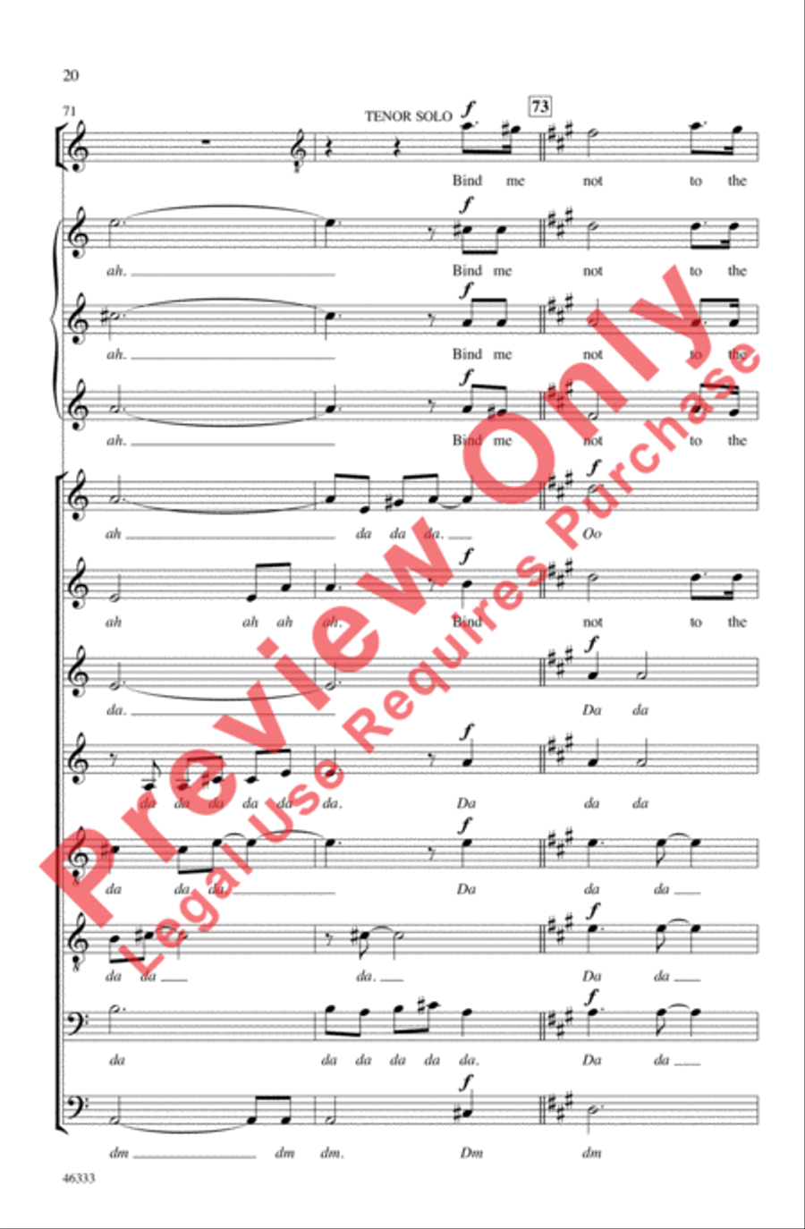 Homeward Bound Homeward Bound 4-Part scores gallery preview page 20