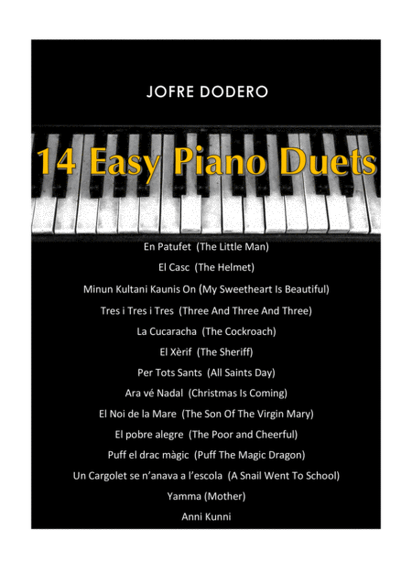 14 Easy Piano Duets - Four Hands image number null