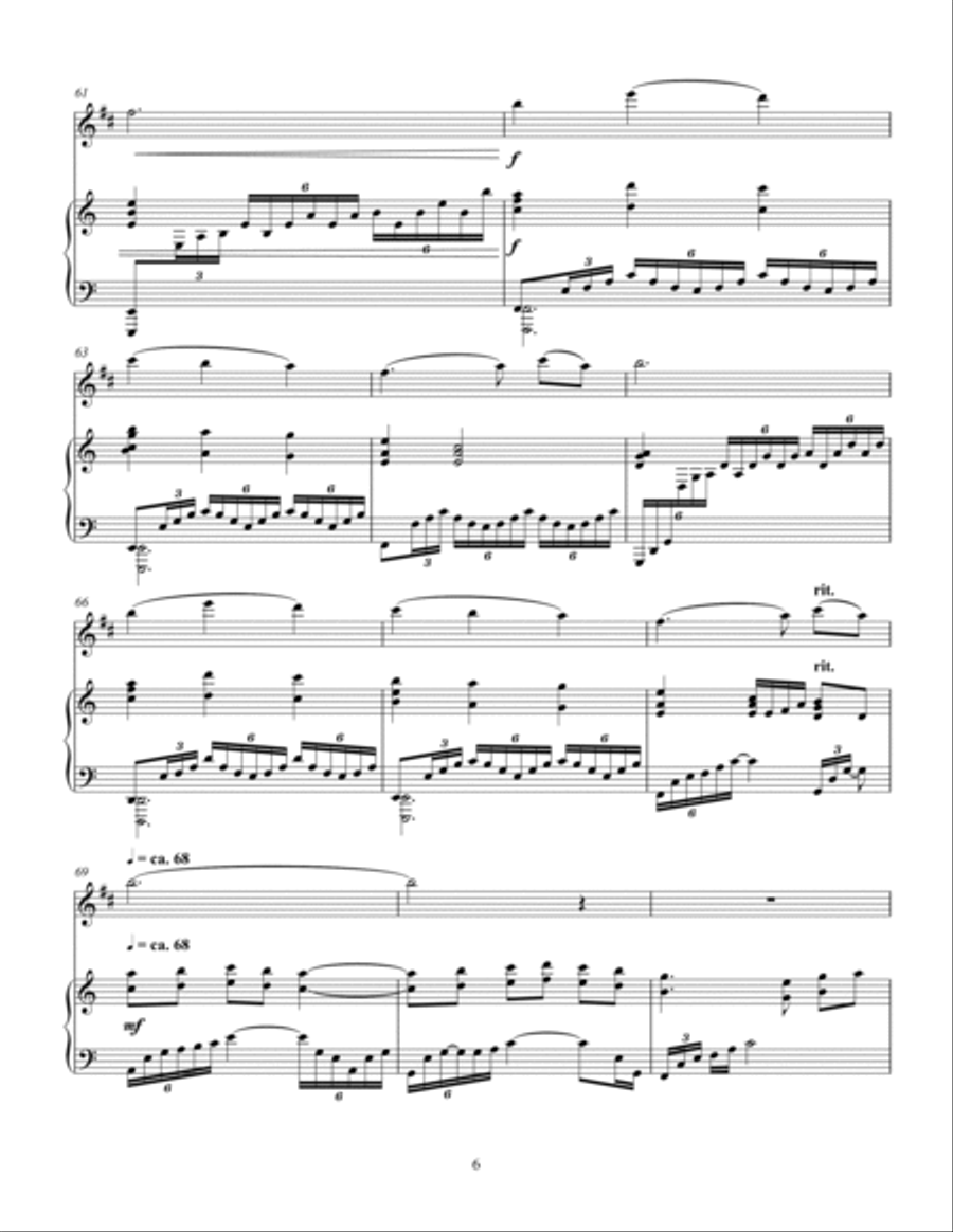 Korean Folk Song - Eommaya, Nunaya (Dear Mom, Dear Sister) Version 1 Clarinet Solo scores gallery preview page 6