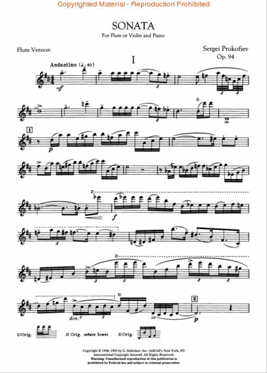Sonata for Flute and Piano