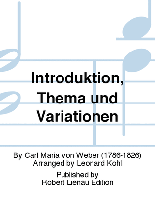 Introduktion, Thema und Variationen