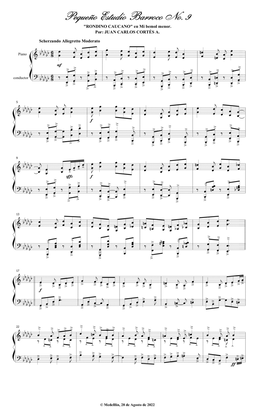 Pequeño Estudio Barroco No. 9 "Rondino Caucano" (Small Baroque Studio No. 9)