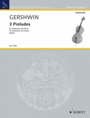 Book cover for 3 Preludes Cello And Piano