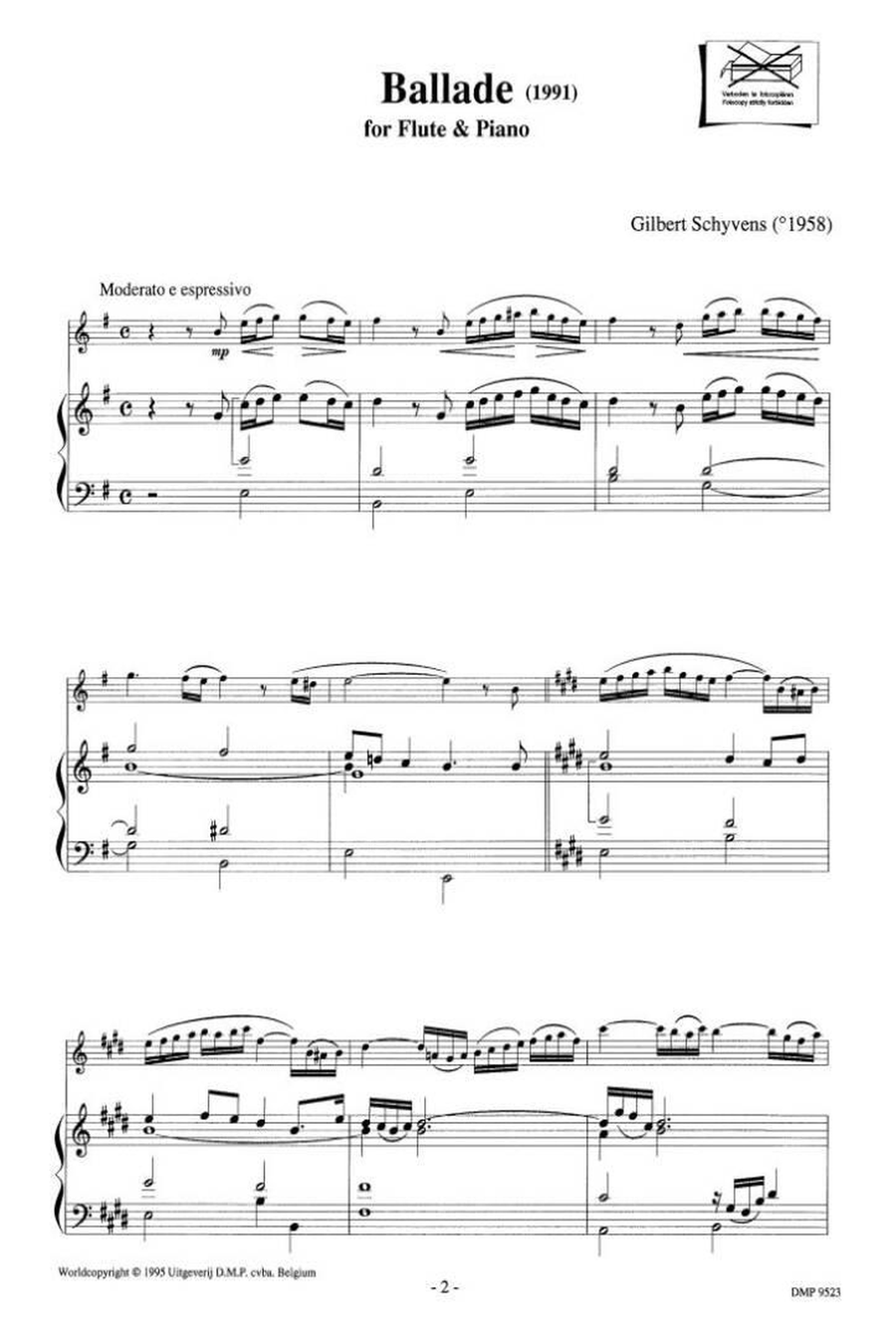Ballade Flute Solo scores gallery preview page 2