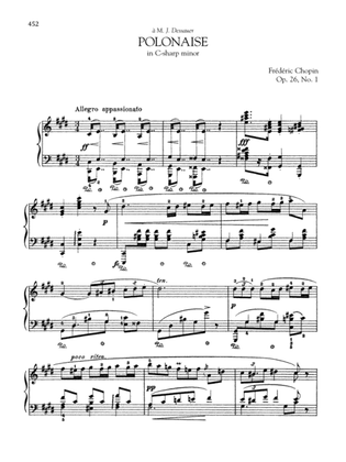 Book cover for Polonaise in C-sharp minor, Op. 26, No. 1