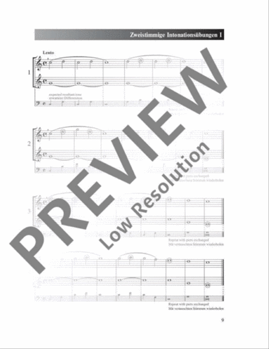 The Art of Baroque Trumpet Playing Trumpet Trio scores gallery preview page 10