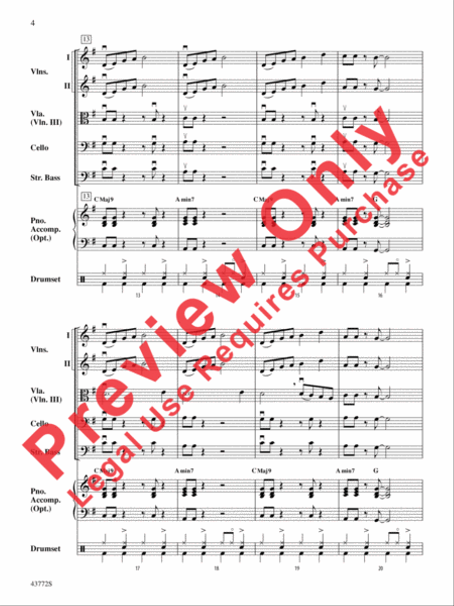 Birthday Birthday String Orchestra scores gallery preview page 5