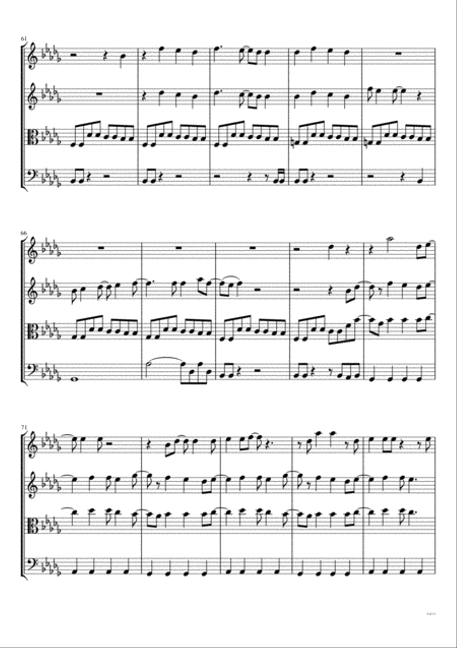 Sunglasses at night sheet music online