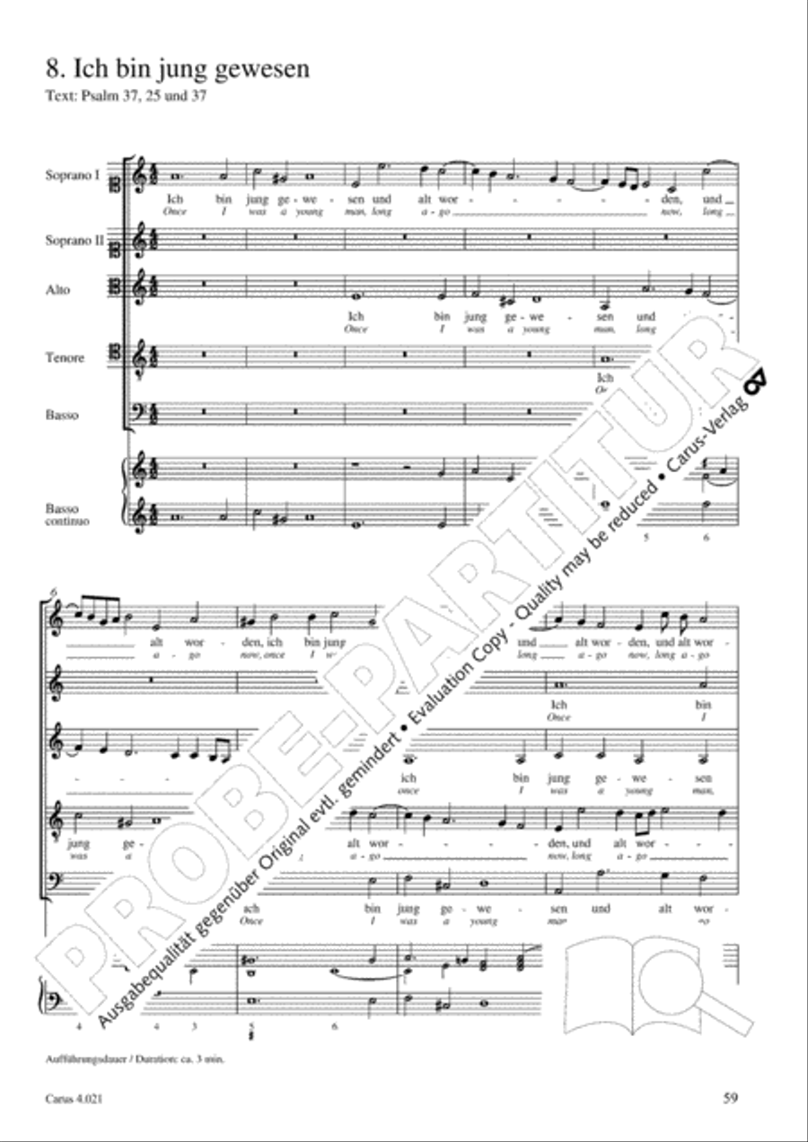 Schein: Israelsbrunnlein. Fontana d'Israel. Complete edition Choir scores gallery preview page 66