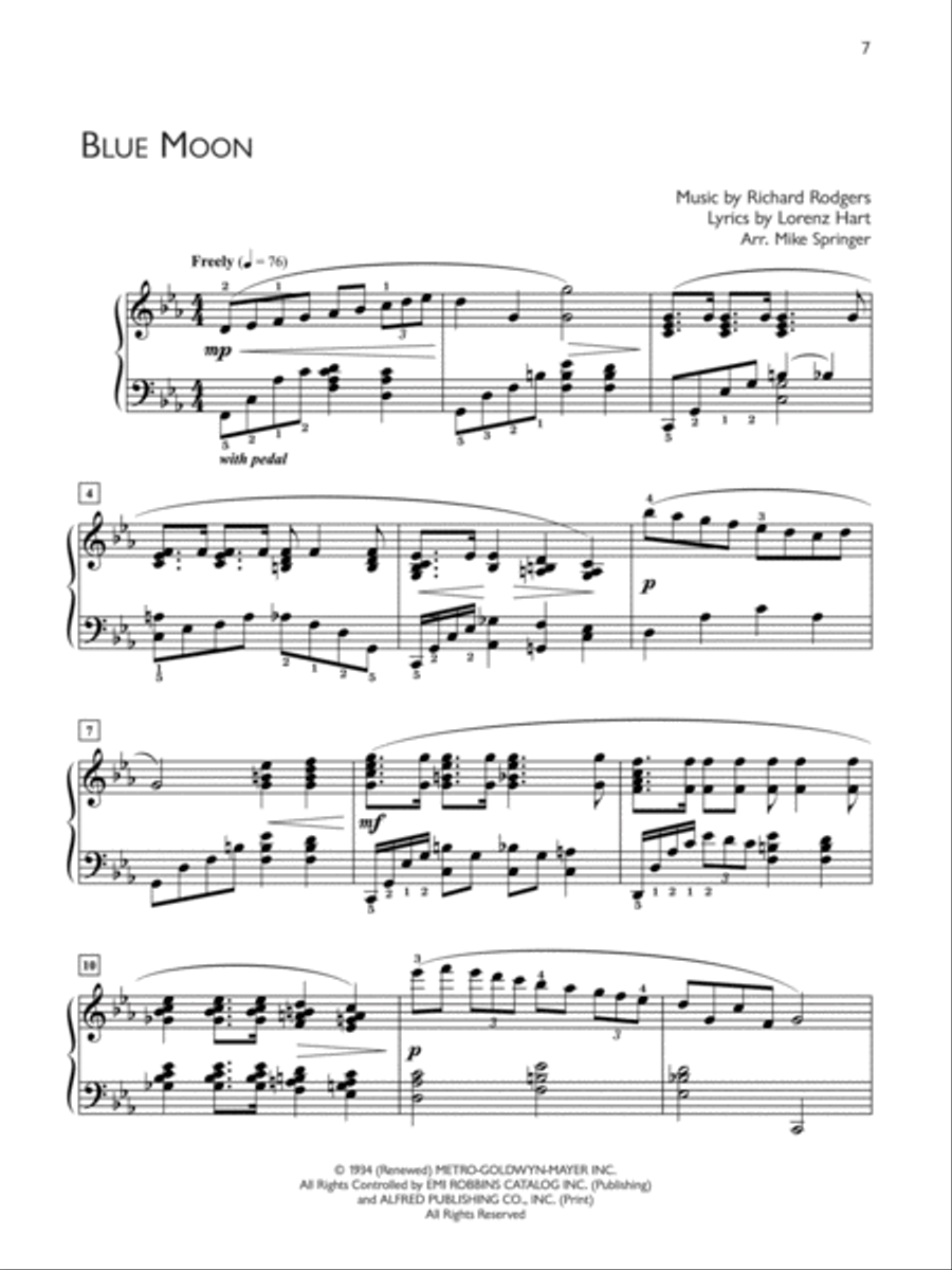 Popular Performer 1960s Piano Solo scores gallery preview page 7