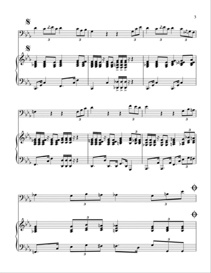 The Godfather (main Theme) Piano scores gallery preview page 4