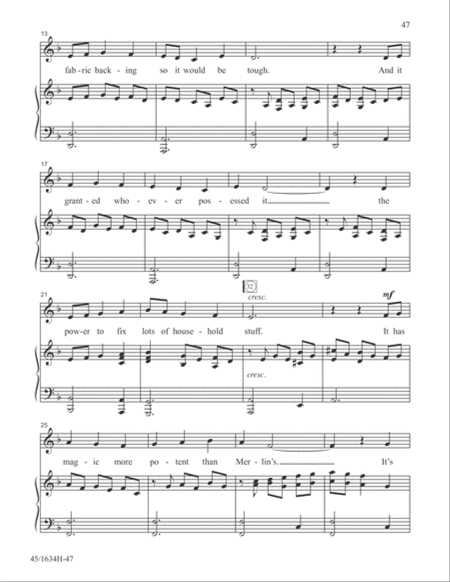 Together Together Unison Choir scores gallery preview page 47