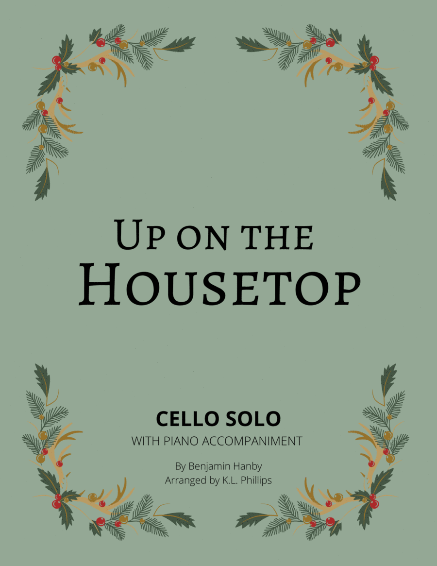 Up on the Housetop - Cello Solo with Piano Accompaniment image number null